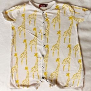 Milkbarn Giraffe Romper